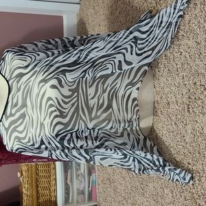 Sheer top . Fashion Bug